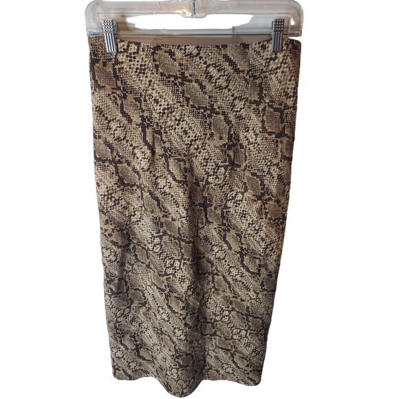 Rachel Zoe Python Print Elastic Waist Skirt, NWT, Size 2 - Picture 3 of 6